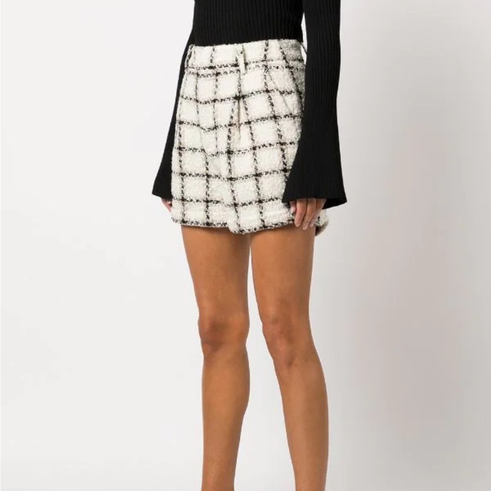 Anine Bing Plaid Shorts